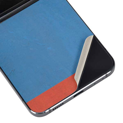 Russian Flag Distressed Galaxy Z Flip5 5G Skin